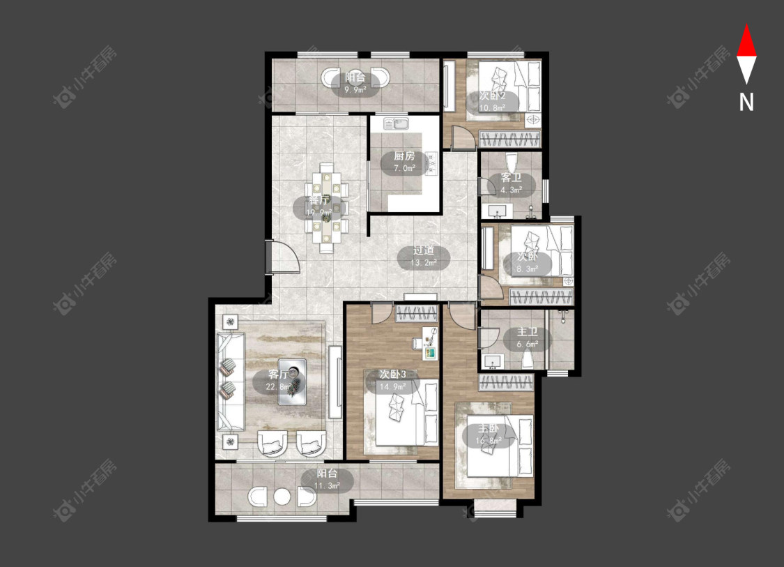 鹤苑新都房源户型图 常州鹤苑新都在售二手房源户型图_小牛看房