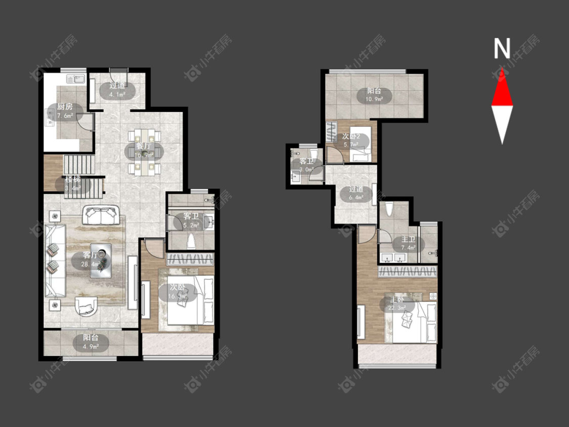 常州雅居乐凤凰台在售二手房源户型图_小牛看房