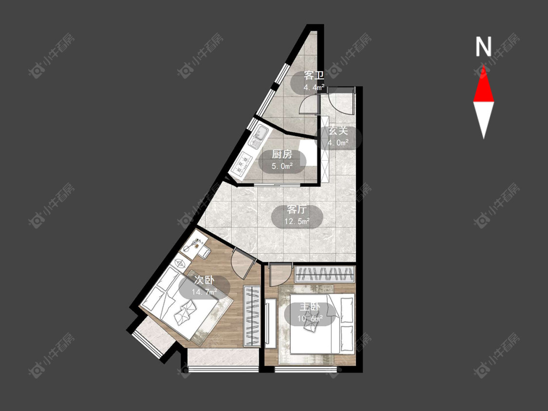 泰盈八千里房源户型图 常州泰盈八千里在售二手房源户型图_小牛看房