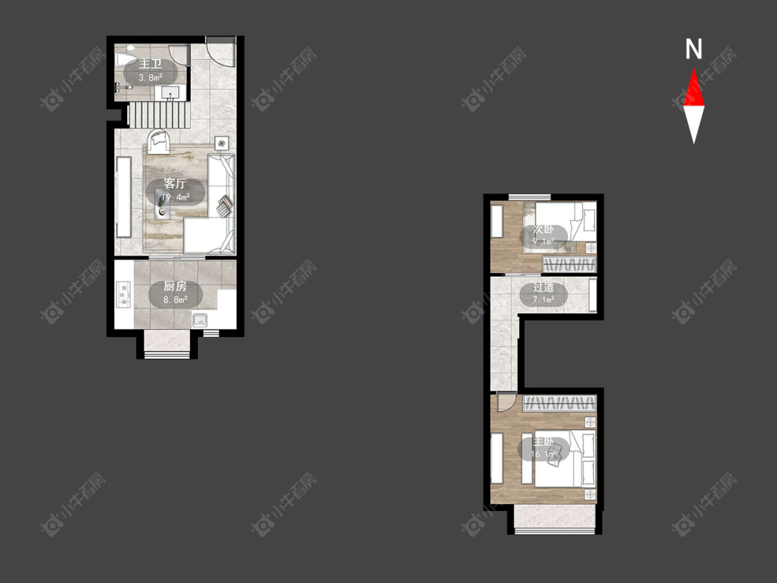 方正大厦房源户型图 常州方正大厦在售二手房源户型图_小牛看房