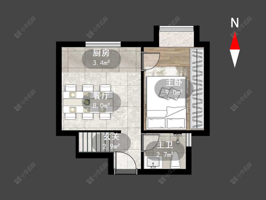 常州滨江明珠城东区在售二手房源户型图_小牛看房