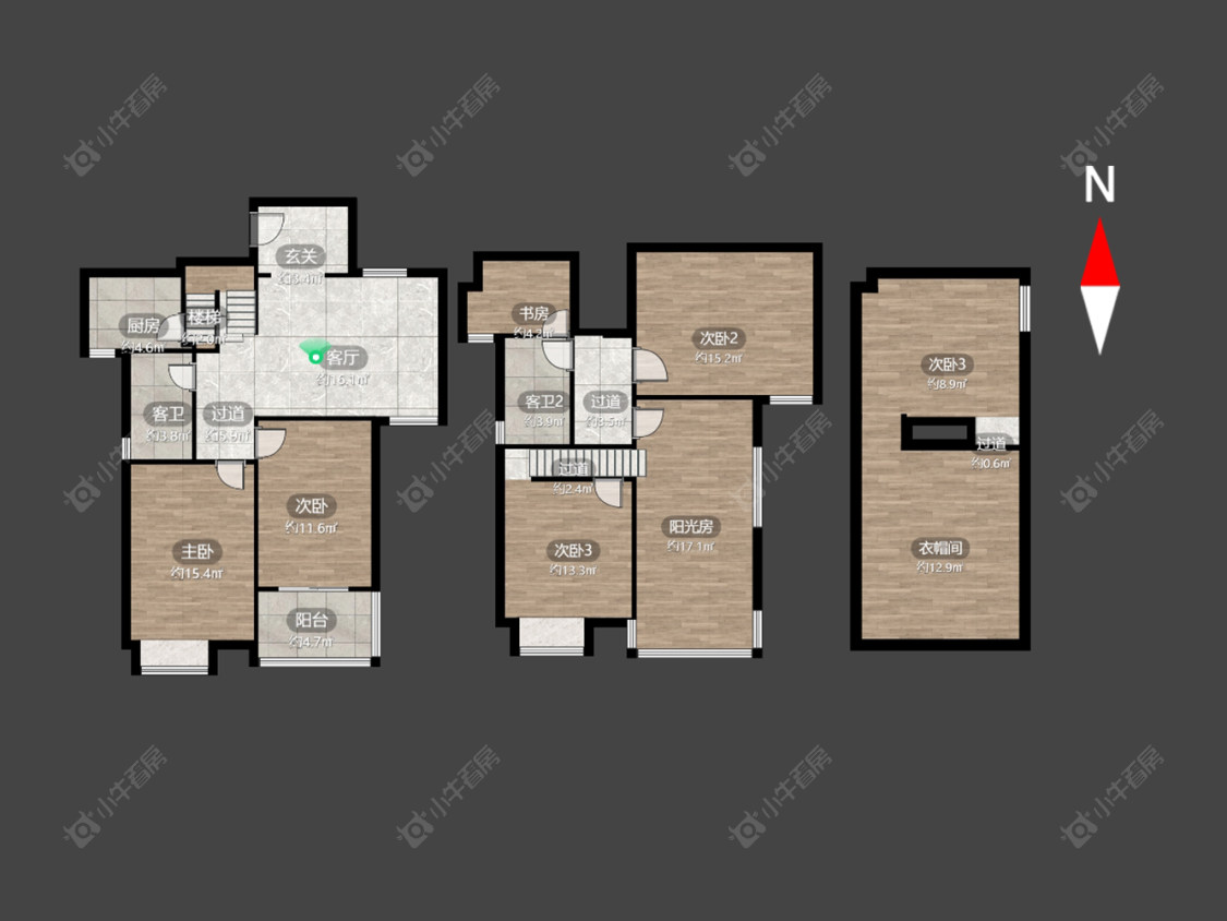 常州香梅花园在售二手房源户型图_小牛看房