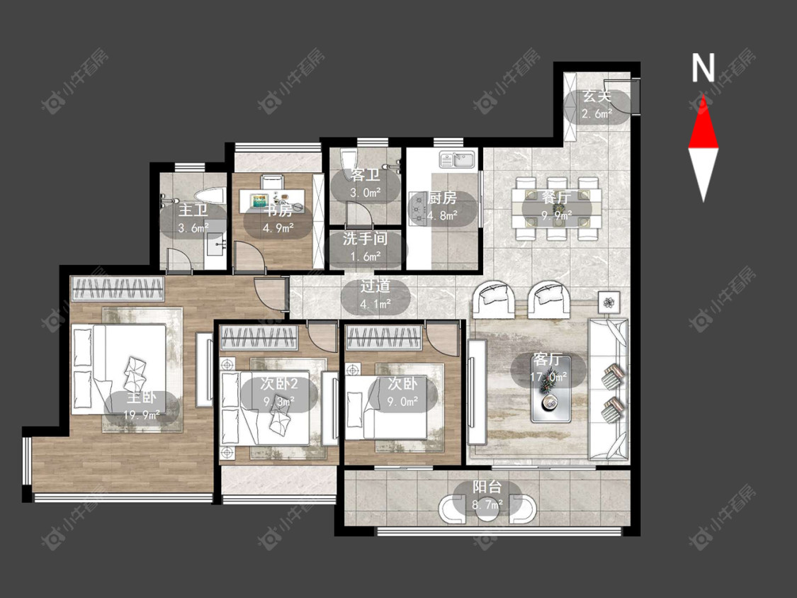 绿地香港名墩道房源户型图 常州绿地香港名墩道在售二手房源户型图_小牛看房