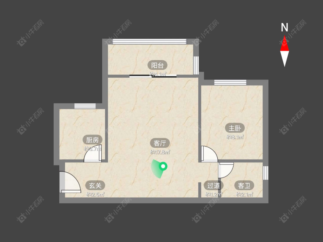 常州银河湾星苑在售二手房源户型图_小牛看房