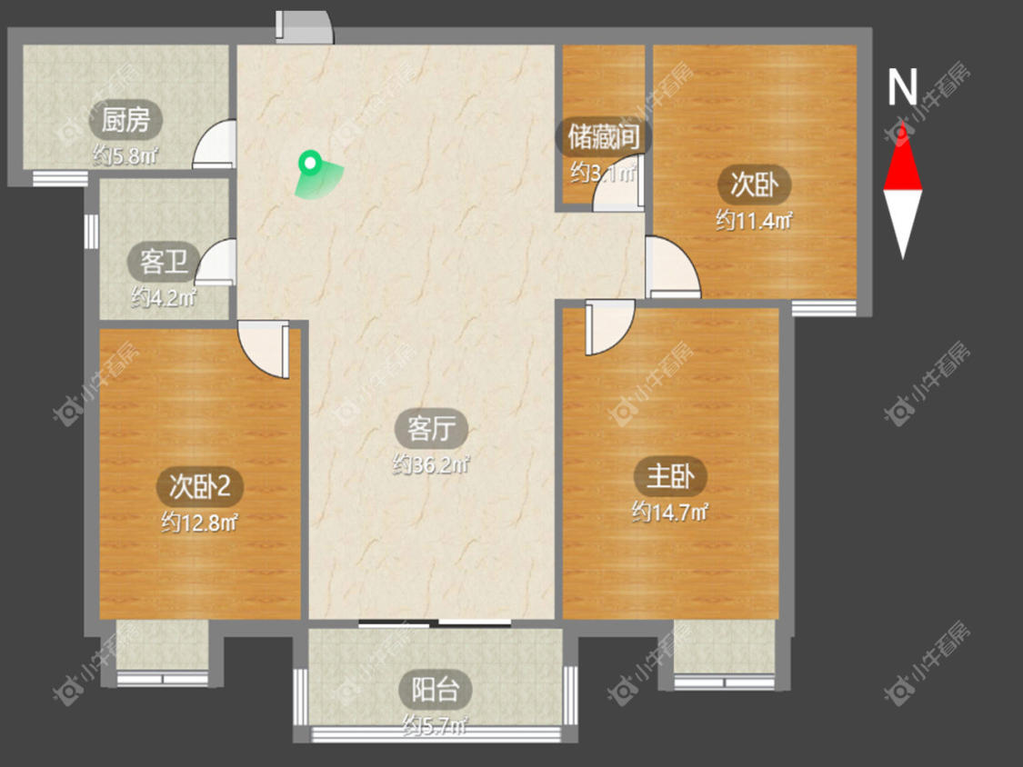 常州金百花园在租房源_小牛看房