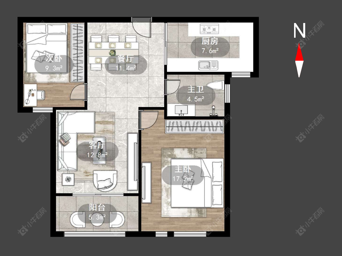 新乐花园房源户型图 常州新乐花园在售二手房源户型图_小牛看房