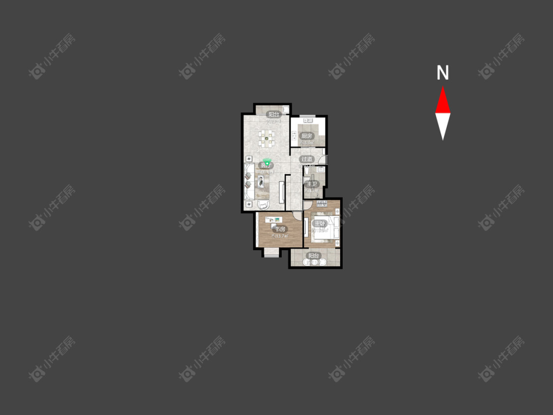 常州怀德苑在售二手房源户型图_小牛看房