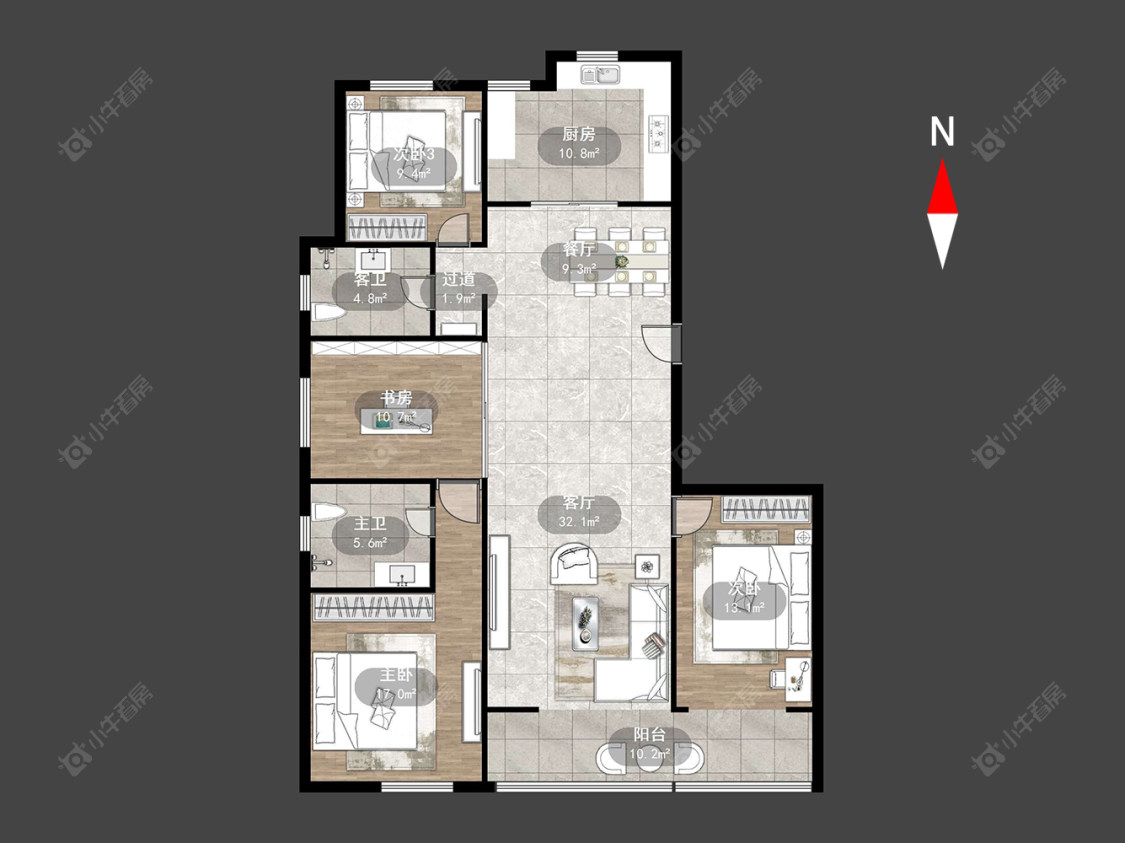 常州鼎泰花园在售二手房源户型图_小牛看房