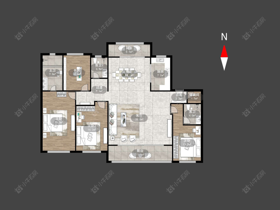 印山风华房源户型图 常州印山风华在售二手房源户型图_小牛看房