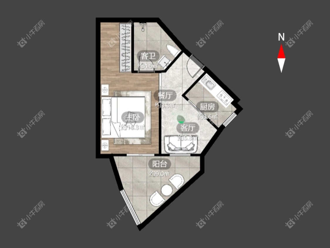 常州晋陵北苑在租房源_小牛看房