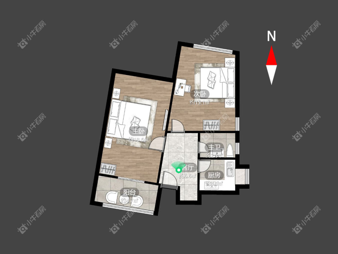 常州青云坊在租房源户型图_小牛看房