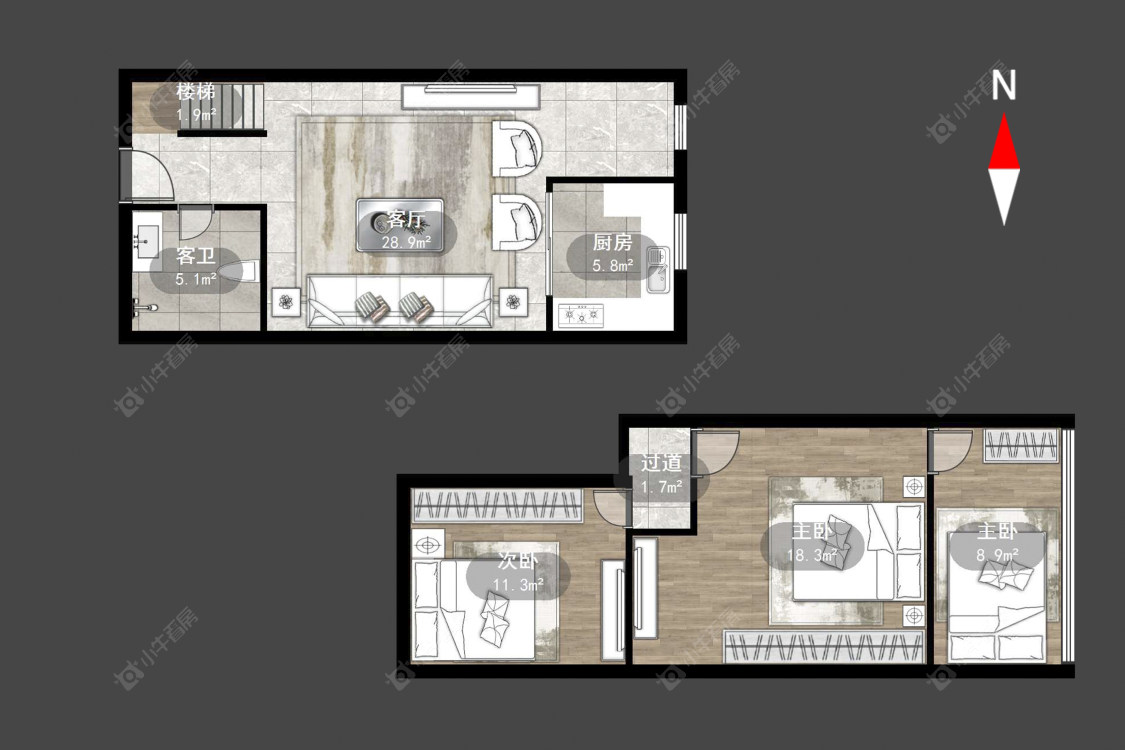 吾悦广场金苹果公寓房源户型图 常州吾悦广场金苹果公寓在售二手房源户型图_小牛看房