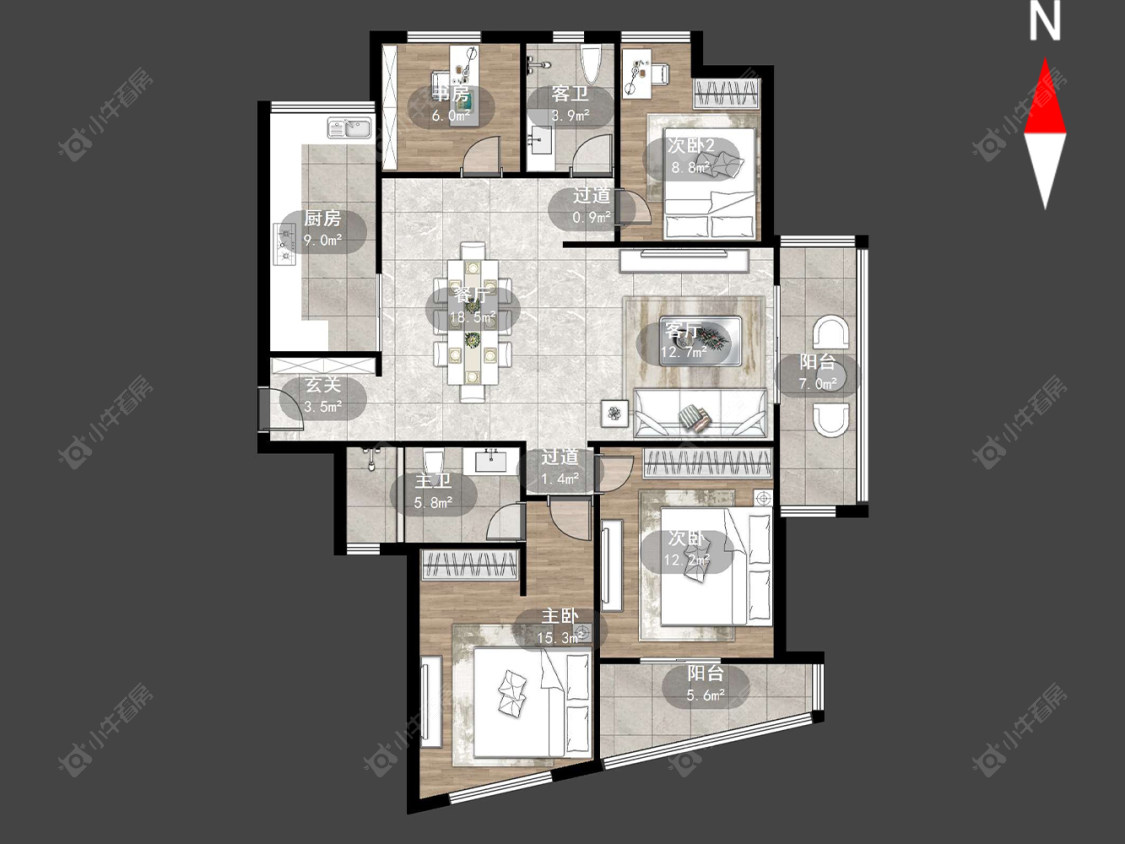 水晶城房源户型图 常州水晶城在售二手房源户型图_小牛看房