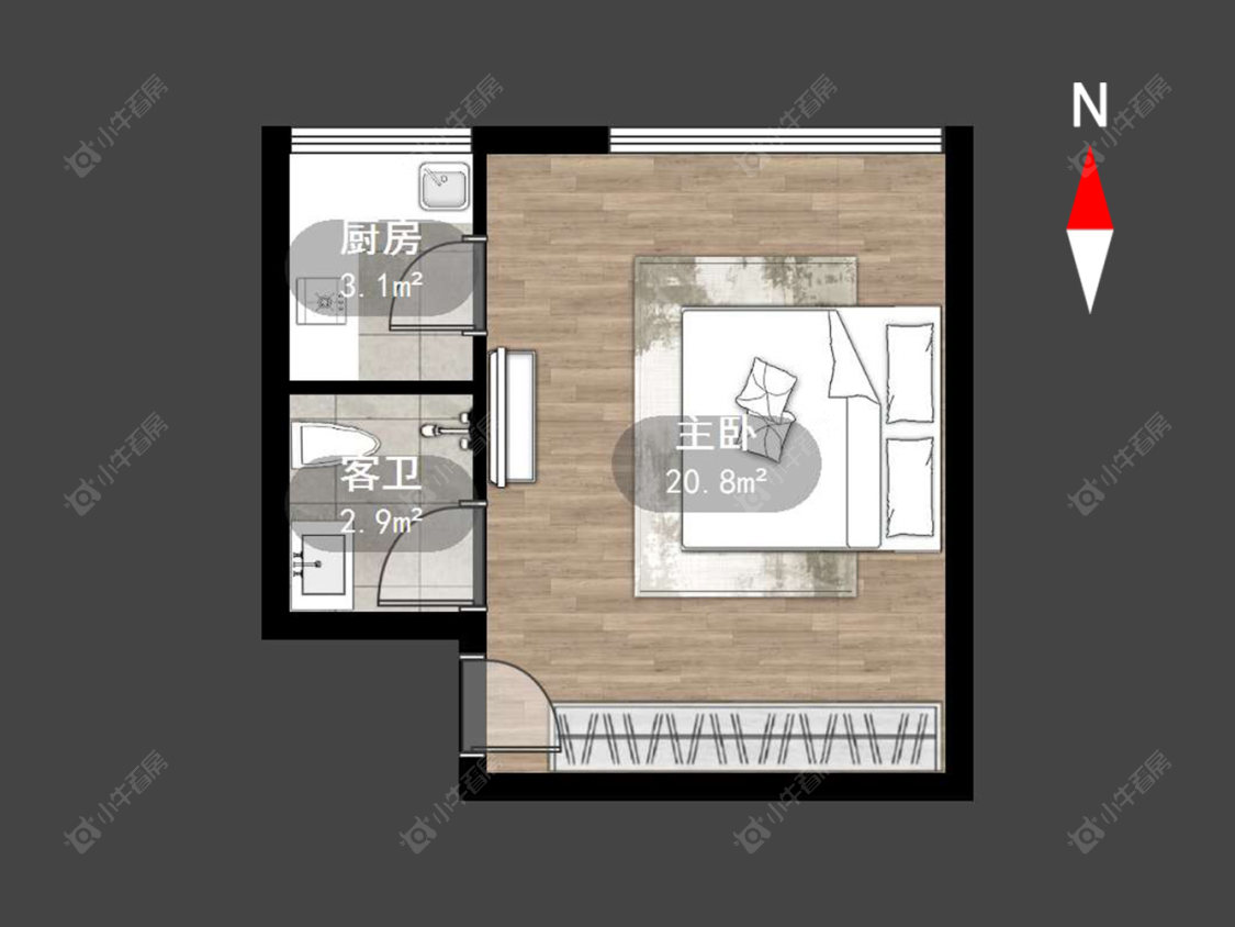 常州学府名门花苑在售二手房源户型图_小牛看房