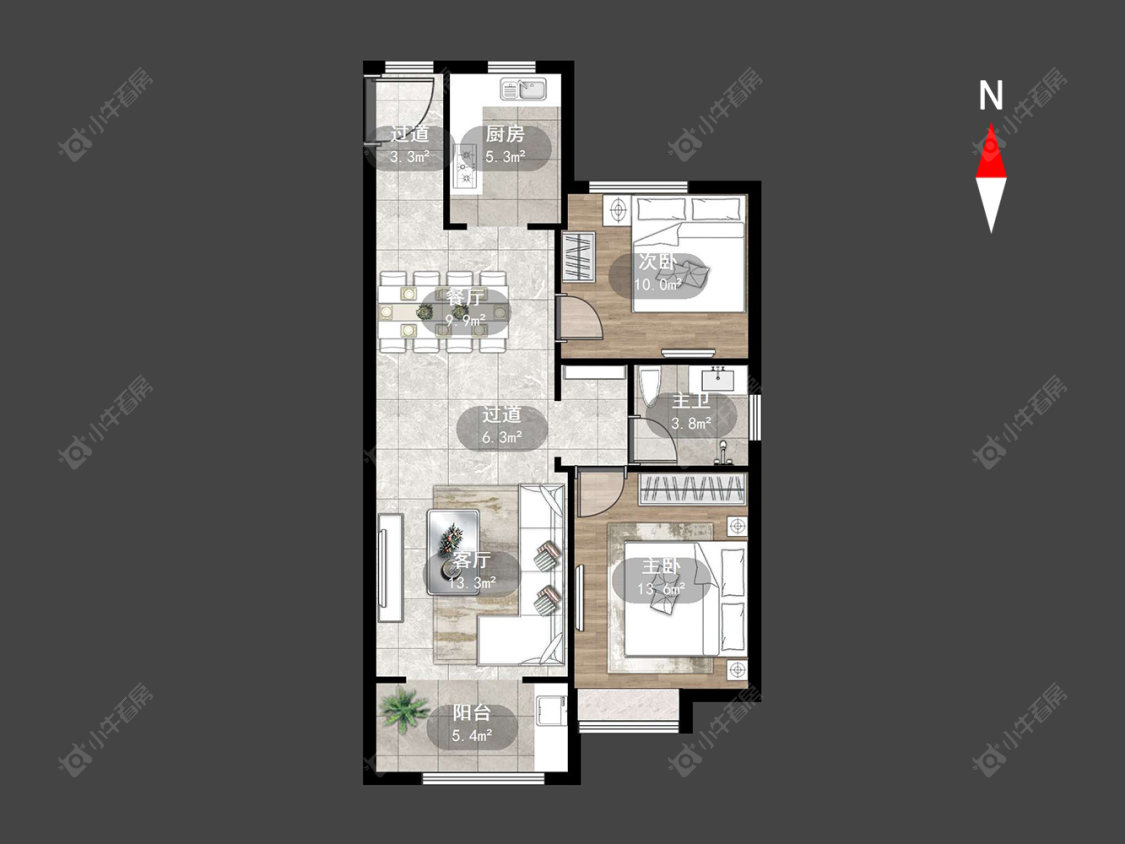 金地格林郡房源户型图 常州金地格林郡在售二手房源户型图_小牛看房