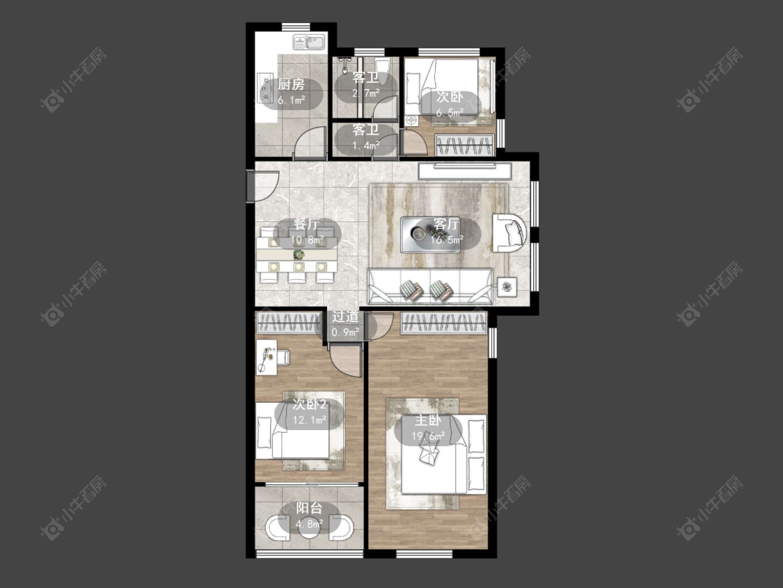 聚怡花园南区房源户型图 常州聚怡花园南区在售二手房源户型图_小牛看房