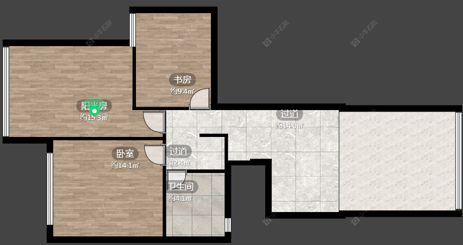 常州新城南都花海在售二手房源户型图_小牛看房