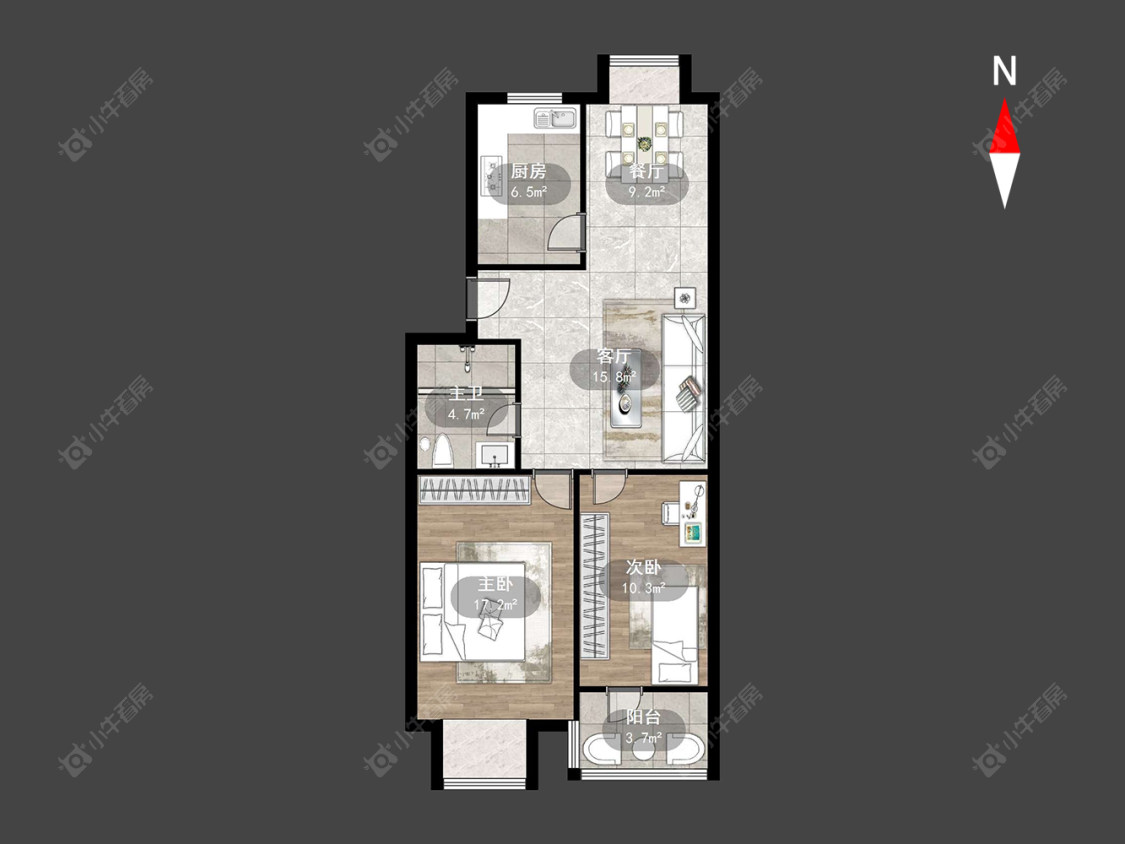 常州电子新家园在售二手房房源户型图_小牛看房