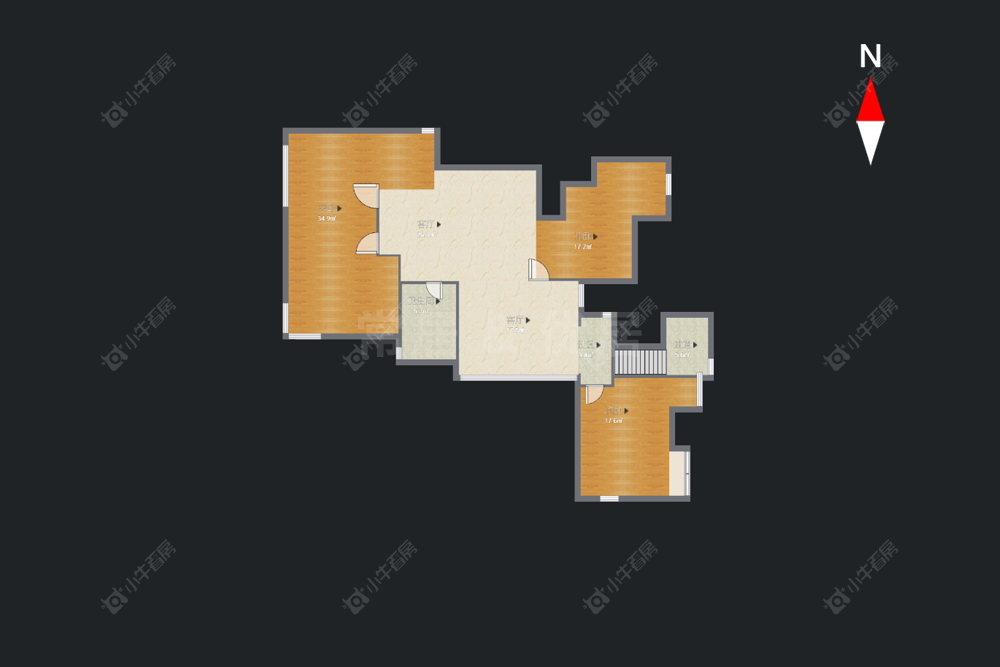 常州御城在售二手房源户型图_小牛看房