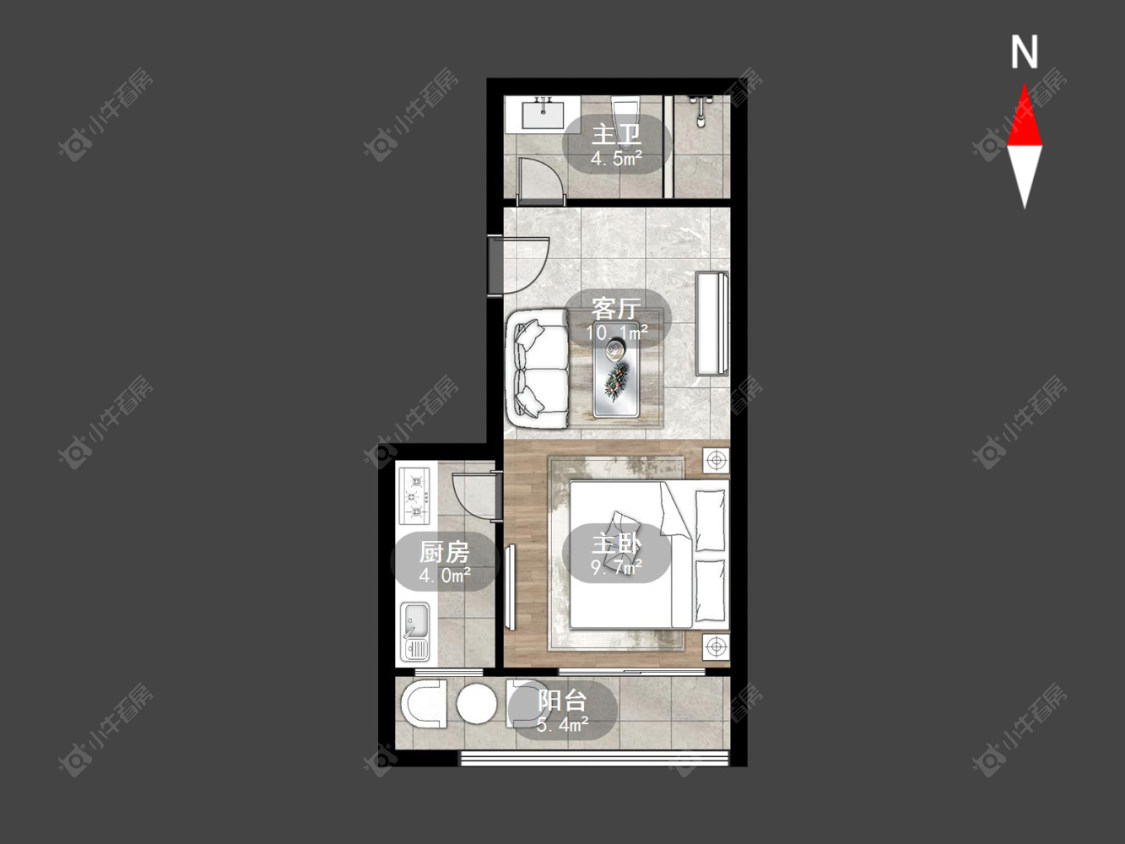 常州京城豪苑北区在售二手房房源户型图_小牛看房