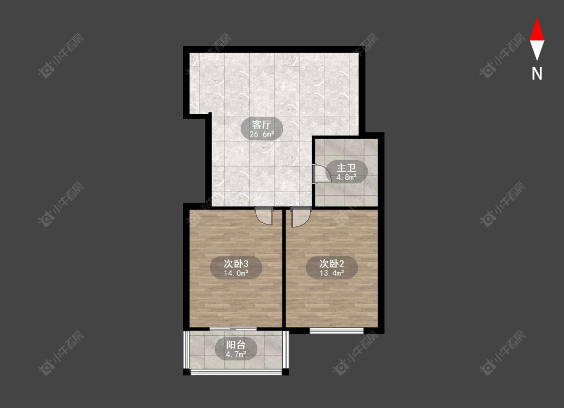 常州桃园公寓在售二手房房源户型图_小牛看房