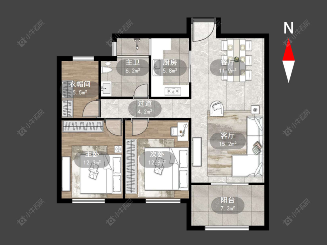 常州佳兆业凤凰湖壹号在售二手房源户型图_小牛看房
