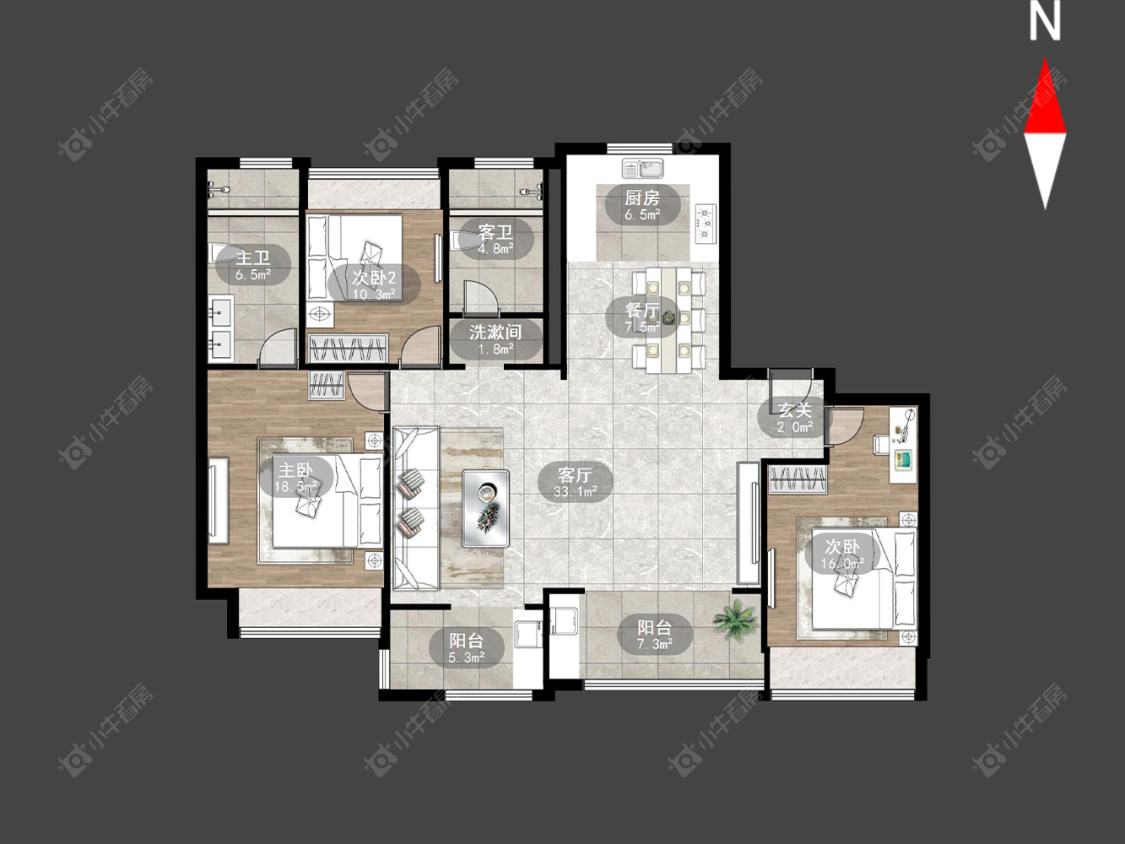常州旭辉都会上著在售二手房源户型图_小牛看房