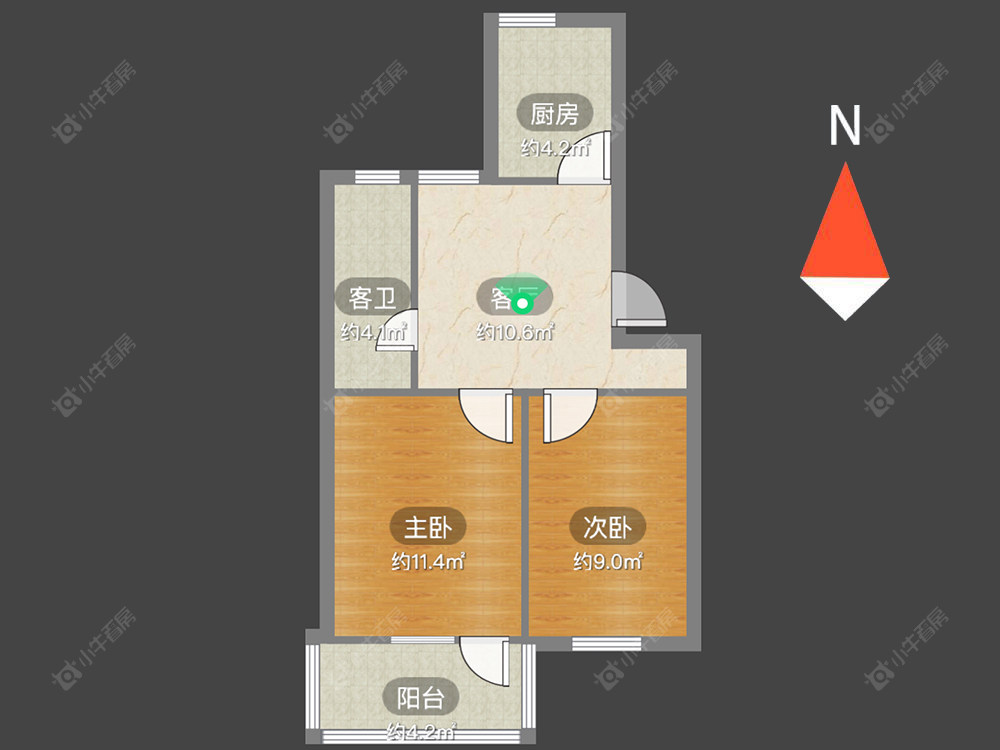 勤业四村北区房源户型图 常州勤业四村北区在售二手房源户型图_小牛看房