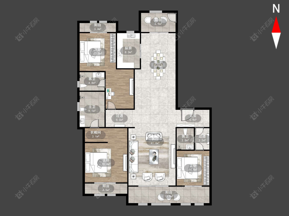 常州巨凝金水岸在售二手房源户型图_小牛看房