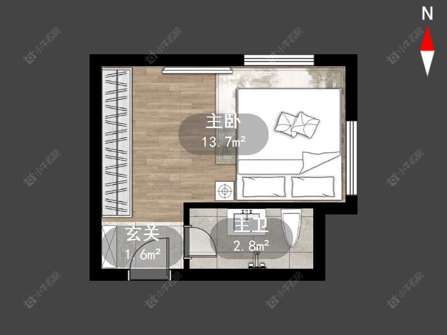 常州公园路在售二手房源户型图_小牛看房