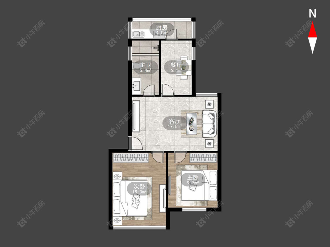 常州东庄新村在售二手房源户型图_小牛看房