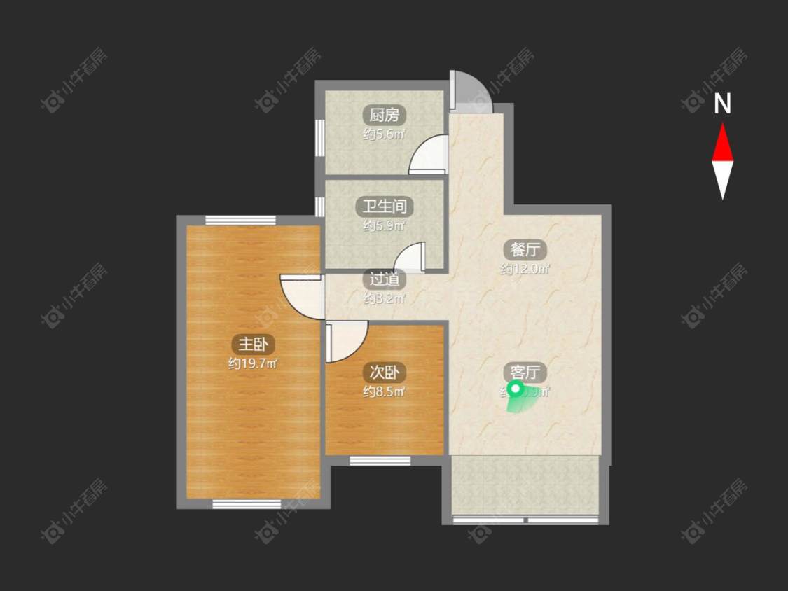 常州康桥水郡在售二手房源户型图_小牛看房