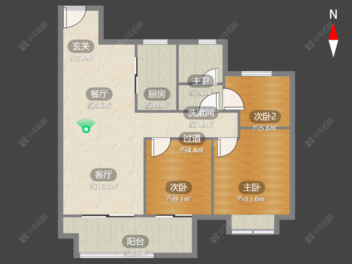 常州吾悦广场(天宁)在售二手房源户型图_小牛看房