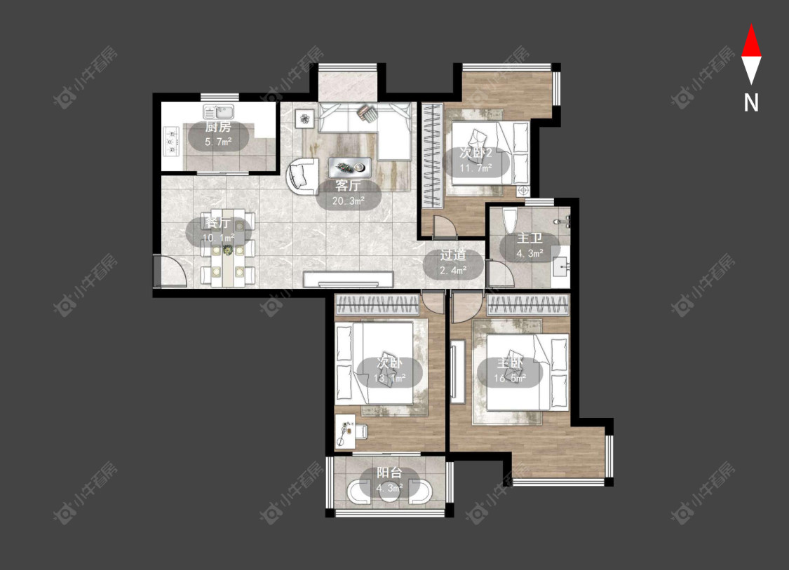 景福苑房源户型图 常州景福苑在售二手房源户型图_小牛看房