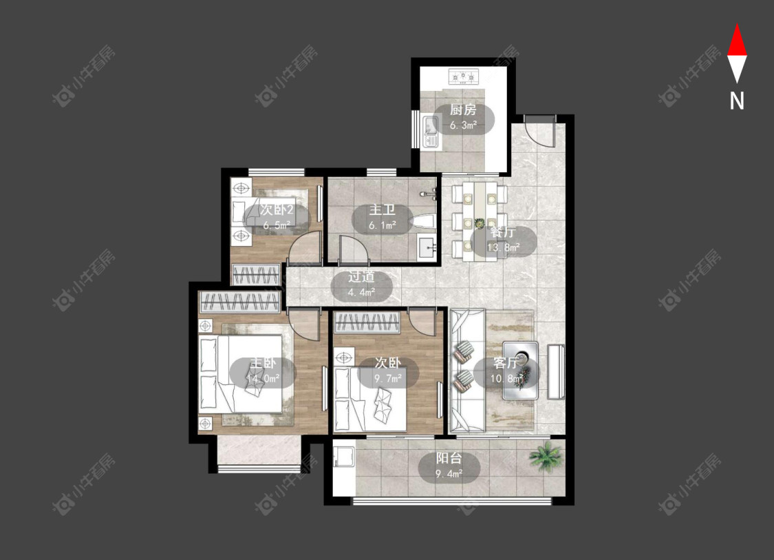 常州九洲玺在售二手房源_小牛看房