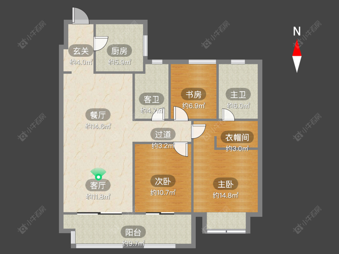 常州新城樾隽中央在售二手房源_小牛看房