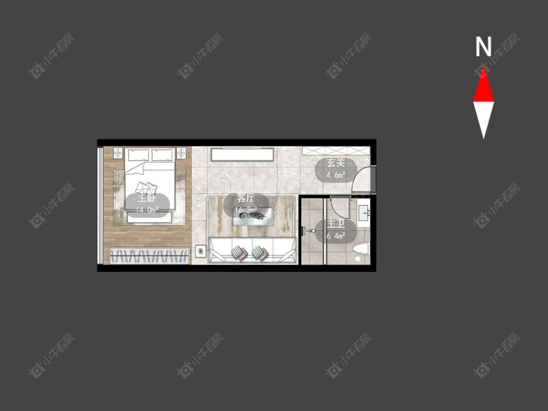 常州荣盛曼哈顿广场在售二手房源户型图_小牛看房