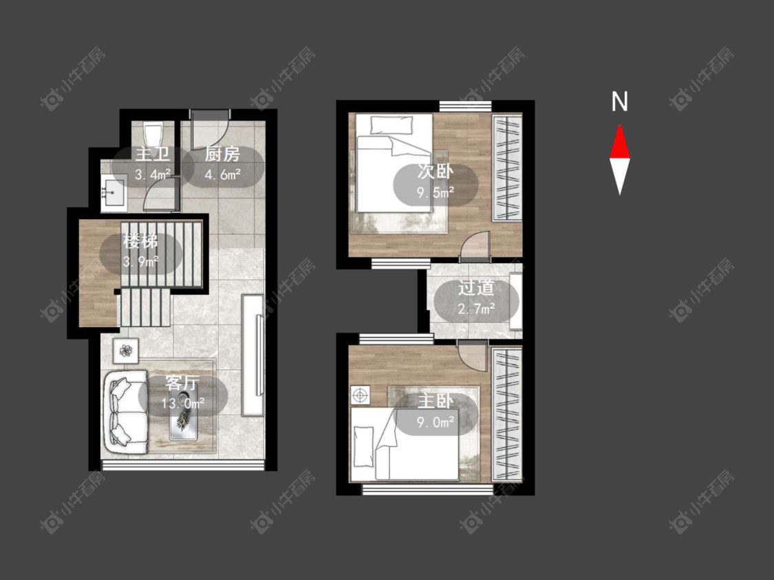 常州天奕云著在售二手房源户型图_小牛看房