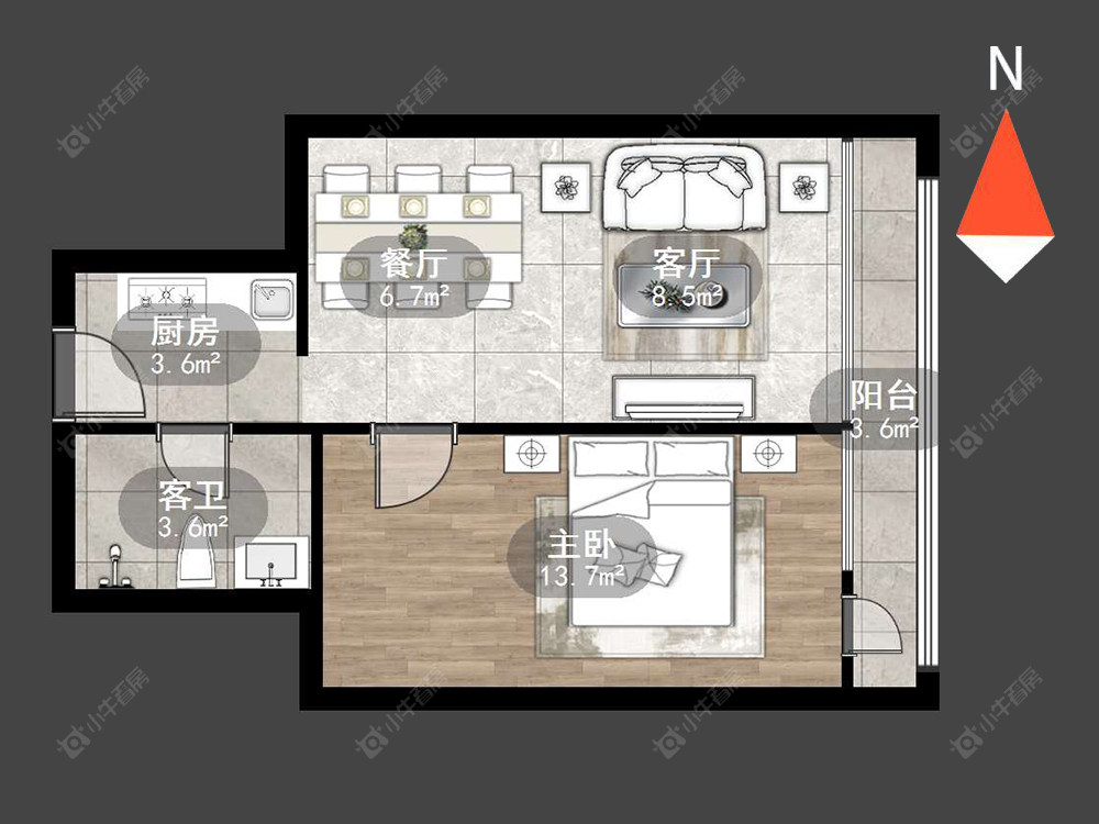 常州澳新风情街公寓在售二手房房源户型图_小牛看房