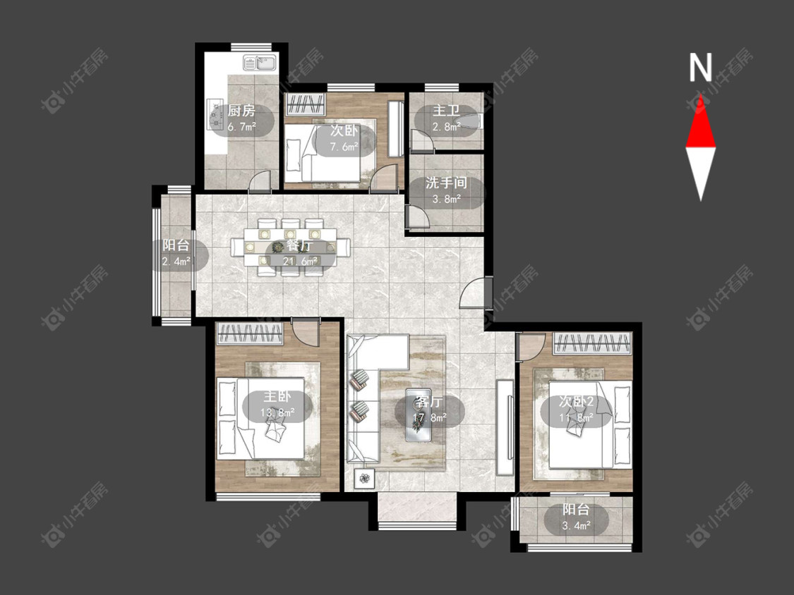 常州友谊家苑在售二手房源户型图_小牛看房