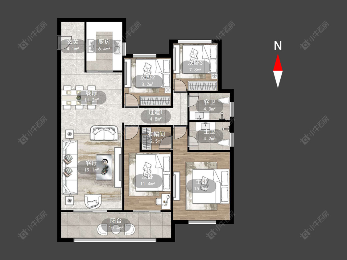 绿都万和城九区房源户型图 常州绿都万和城九区在售二手房源户型图_小牛看房