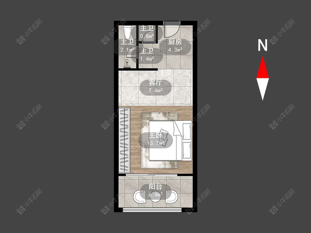 常州星河澜月湾在售二手房源户型图_小牛看房