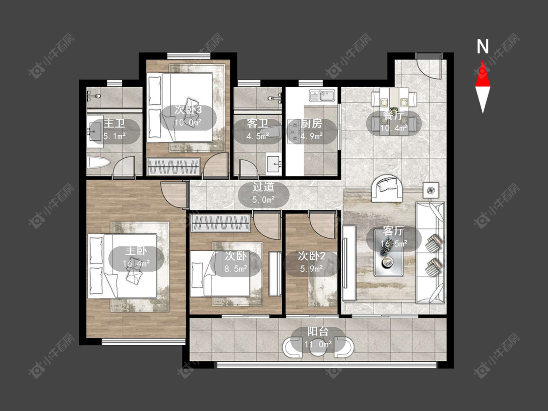 保利大都汇房源户型图 常州保利大都汇在售二手房源户型图_小牛看房