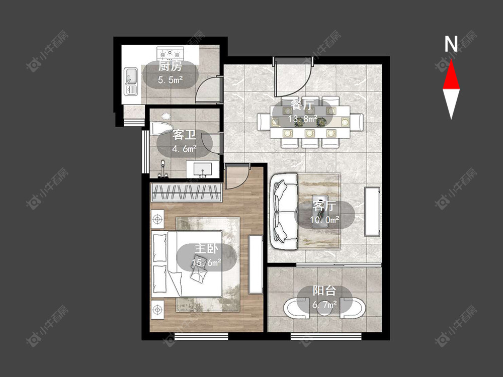 常州外滩1号在售二手房源户型图_小牛看房