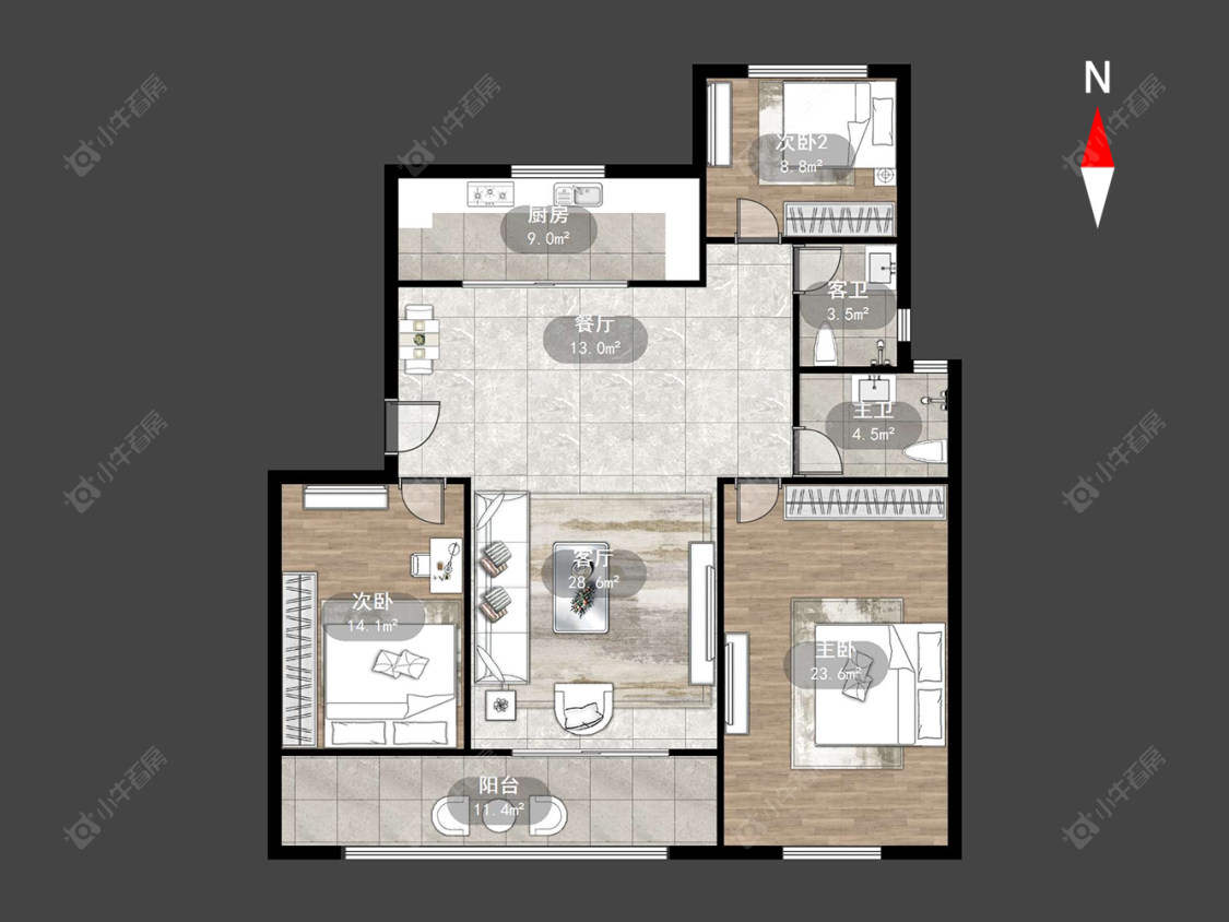 常州上书房在售二手房源户型图_小牛看房