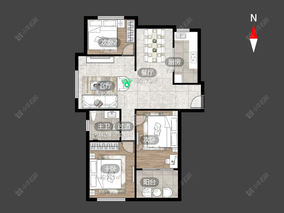 常州桂花园在售二手房源_小牛看房