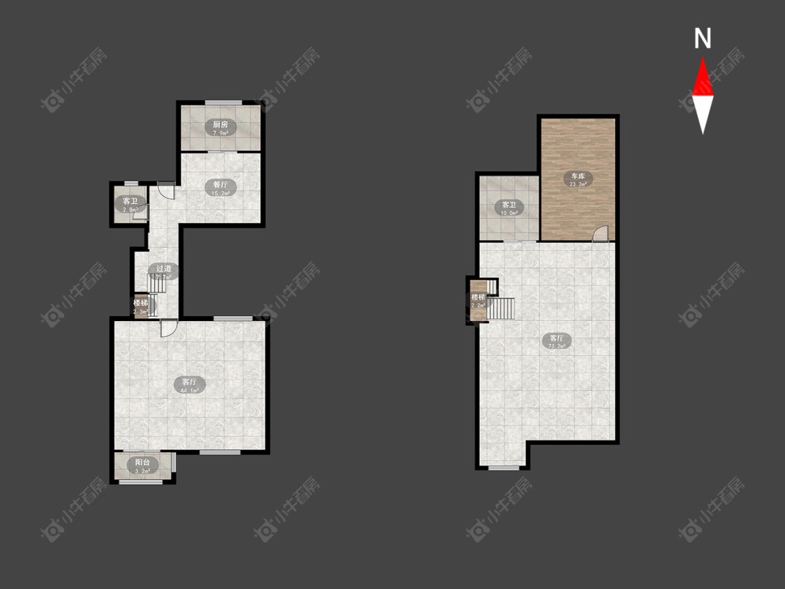 常州常发豪郡别墅区在售二手房房源户型图_小牛看房