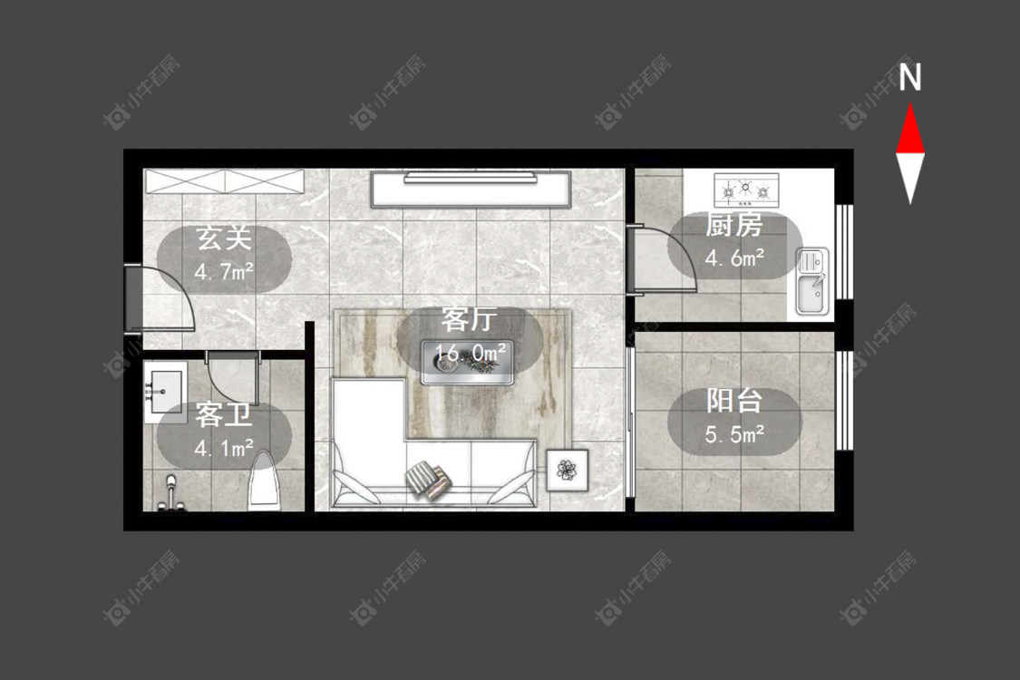吾悦广场悦+公寓房源户型图 常州吾悦广场悦+公寓在售二手房源户型图_小牛看房