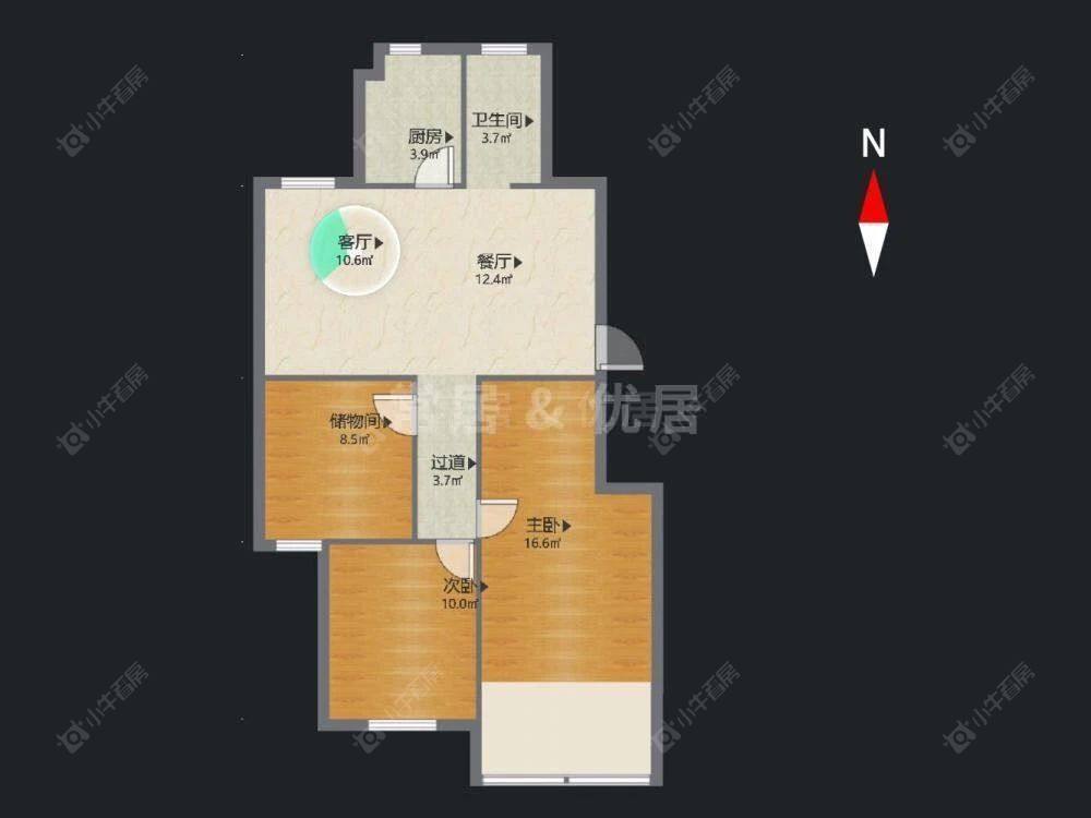 常州金美林花园在售二手房源户型图_小牛看房