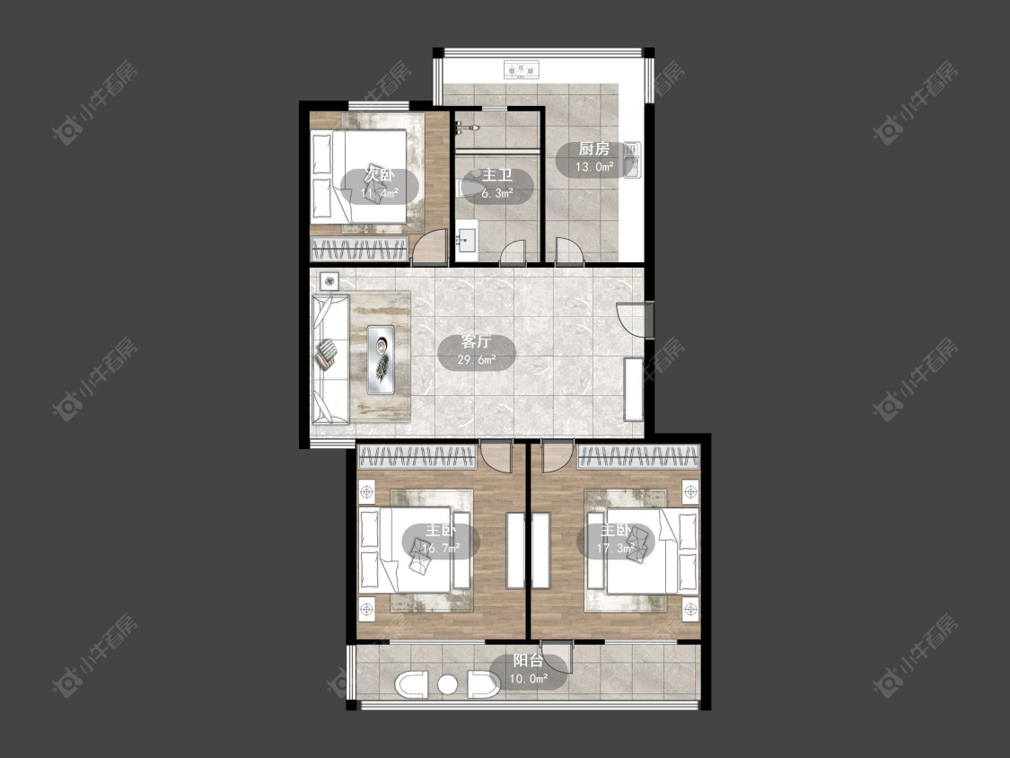 常州练湖交通局住宅楼在售二手房房源户型图_小牛看房